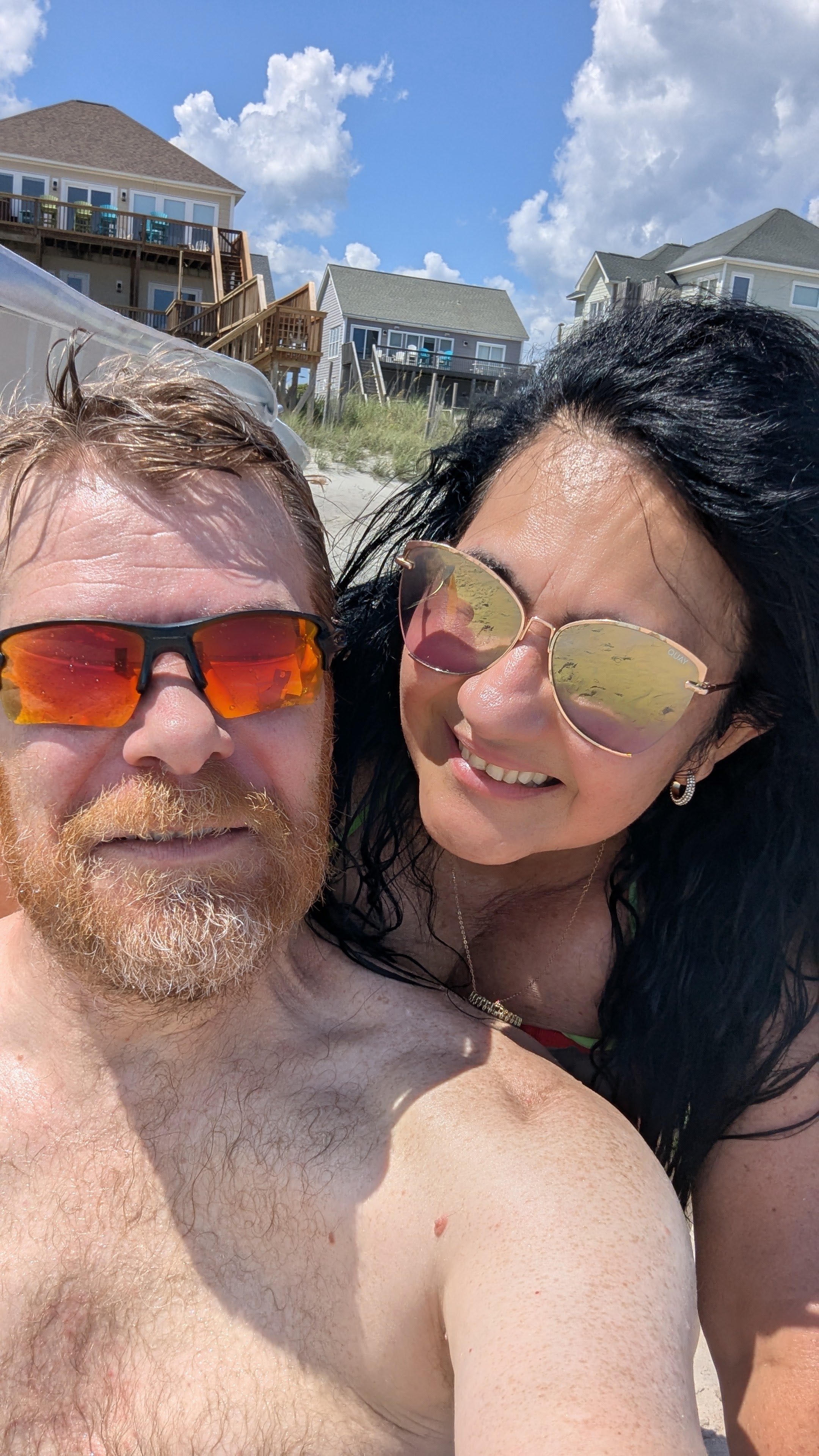 Praia na Carolina do Norte